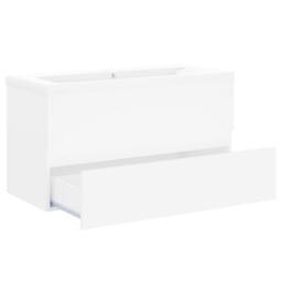 Berkfield Home Sink Cabinet with Built-in Basin White Engineered Wood - thumbnail 4