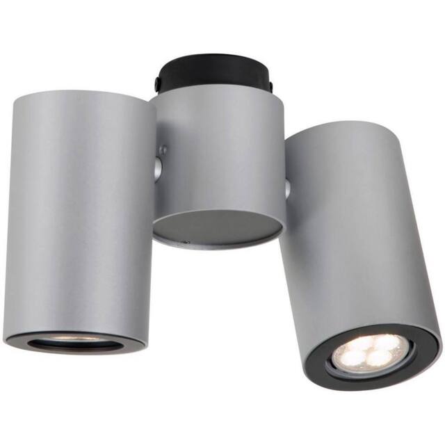 Netlighting Barro Twin Spotlight Silver