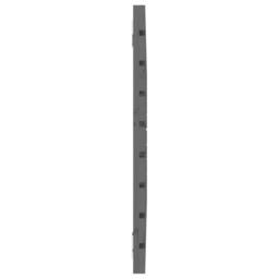 Berkfield Home Wall Headboard Grey 106x3x63 cm Solid Wood Pine - Size: 106 x 3 x 63 cm - thumbnail 5