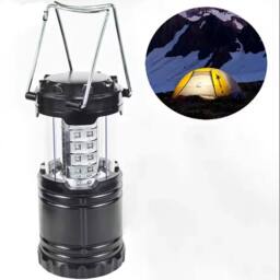 SPETLEK Camping Light LED Tent Lantern Lamp Outdoor in Black - thumbnail 1