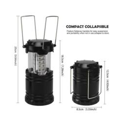 SPETLEK Camping Light LED Tent Lantern Lamp Outdoor in Black - thumbnail 2