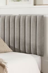 Aspire Grant Divan, Linen Fabric, Strutted Headboard, 2 Drawers in Silver - Size: Double - thumbnail 3