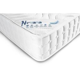 Maxitex Nirvana Pocket Sprung Mattress in White - Size: King