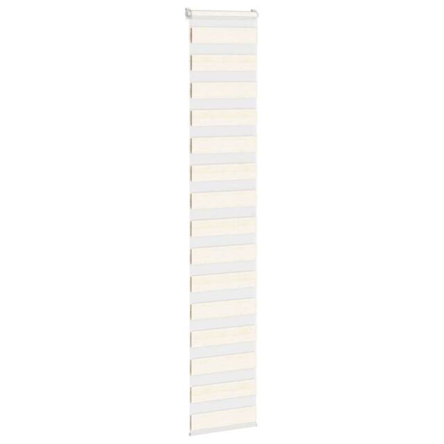 Berkfield Home Elegant Zebra Blind Marble Beige 50x200 cm Fabric Width 45.9 cm P - image 1