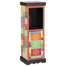 Berkfield Home Cabinet 30x30x90 cm Solid Wood Mango - Size: 30 x 30 x 90 cm - thumbnail 6