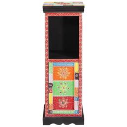 Berkfield Home Cabinet 30x30x90 cm Solid Wood Mango - Size: 30 x 30 x 90 cm - thumbnail 1