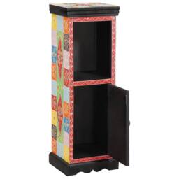 Berkfield Home Cabinet 30x30x90 cm Solid Wood Mango - Size: 30 x 30 x 90 cm - thumbnail 2