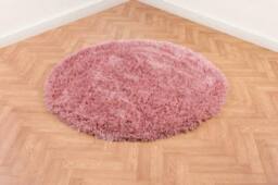Celebrity Interiors Boston Plain Blush Rug in Pink - Size: 160 cm x 225 cm - thumbnail 3