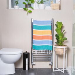 Nicola Spring 100% Cotton Bath Towel Turkish Style Hamman Blanket Bath Sheet - 160 x 90cm (x2) - thumbnail 5
