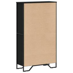 Berkfield Home Modern Bookcase Black 80x31x137.5 cm Engineered Wood - thumbnail 6
