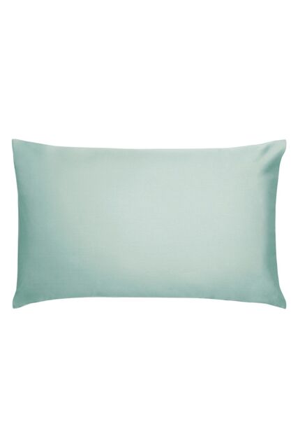 1951 'Luxury 400 Thread Count' Cotton Sateen Large Pillowcase Pair in Green - image 1