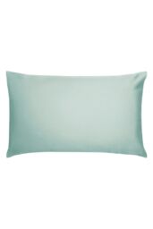 1951 'Luxury 400 Thread Count' Cotton Sateen Large Pillowcase Pair in Green