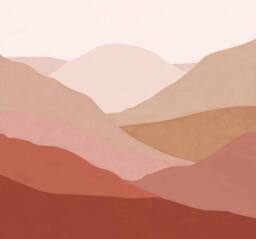 Superfresco Easy Beyond the Horizon Blush Print To Order 3m x 2.8m Mural in Pink - thumbnail 2