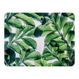 Benjamin Tate Design Tropical Palm Blanket in Natural - Size: 120 cm x 150 cm - thumbnail 1