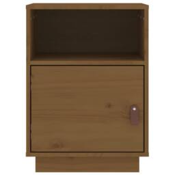 Berkfield Home Bedside Cabinets 2 pcs Honey Brown 40x34x55 cm Solid Wood Pine - Size: 40 x 34 x 55 cm - thumbnail 7