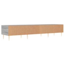 Berkfield Home TV Cabinet Grey Sonoma 150x36x30 cm Engineered Wood - Size: 150 x 36 x 30 cm - thumbnail 8