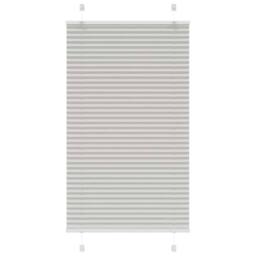Berkfield Home Pleated Blind Light Grey 80x150 cm Fabric Width 79.4 cm Polyester - thumbnail 2