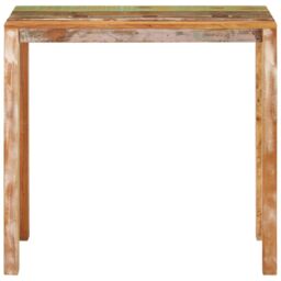 Berkfield Home Bar Table 112x55x108 cm Solid Wood Reclaimed - Size: 112 x 55 x 108 cm - thumbnail 2