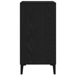 Berkfield Home Black Oak Sideboard - 57x35x70 cm, Engineered Wood - Size: 57 x 35 x 70 cm - thumbnail 7