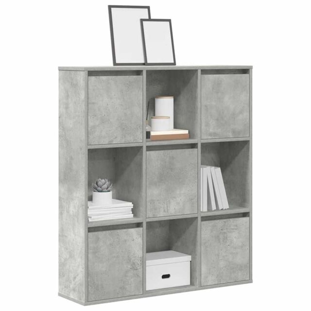 Berkfield Home Bookcase Concrete Grey 89x24x101.5 cm Engineered Wood - image 1