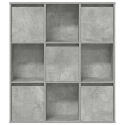 Berkfield Home Bookcase Concrete Grey 89x24x101.5 cm Engineered Wood - thumbnail 4