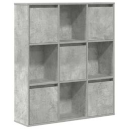 Berkfield Home Bookcase Concrete Grey 89x24x101.5 cm Engineered Wood - thumbnail 2