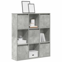 Berkfield Home Bookcase Concrete Grey 89x24x101.5 cm Engineered Wood - thumbnail 1