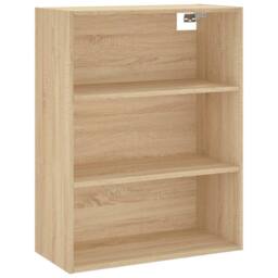 Berkfield Home Highboard Sonoma Oak 69.5x34x180 cm Engineered Wood in Light Brown - thumbnail 5