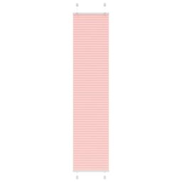 Berkfield Home Pleated Blind Pink 50x200 cm Fabric Width 49.4 cm Polyester - thumbnail 1