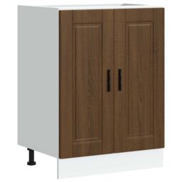 Berkfield Home Kitchen Base Cabinet¬†Porto Brown Oak Engineered Wood - thumbnail 2