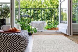 RugsX Flat Rug in Yellow - Size: 200 cm x 290 cm - thumbnail 4