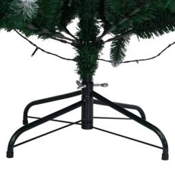 Berkfield Home Realistic Artificial Christmas Tree 300 LEDs 180 cm in Green - thumbnail 9