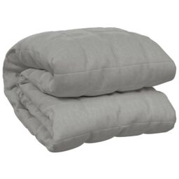 Berkfield Home Weighted Blanket Grey 122x183 cm 5 kg Fabric - thumbnail 2