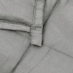 Berkfield Home Weighted Blanket Grey 122x183 cm 5 kg Fabric - thumbnail 5
