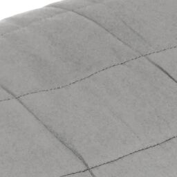 Berkfield Home Weighted Blanket Grey 122x183 cm 5 kg Fabric - thumbnail 4