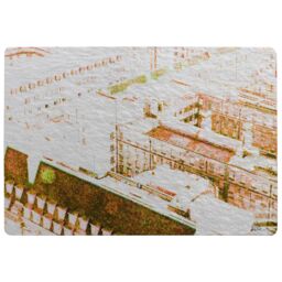 Benjamin Tate Design Chimney Tops Brown Rug in Natural - Size: Large - thumbnail 1