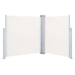 Berkfield Home Patio Retractable Double Side Awning 170x600 cm Cream in Beige - thumbnail 4