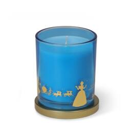 Disney Cinderella Inspired Candle - Crystal Gardenia & Pumpkin Scent in Aqua - Size: Medium - thumbnail 2
