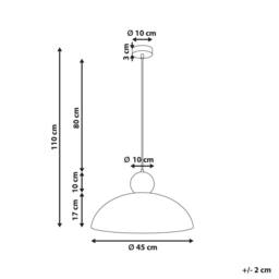 Wyld and Coco Large Handwoven Rattan Pendant Lamp Natural - thumbnail 3