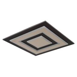 Netlighting Jayden 48cm Semi Flush Ceiling Light Matt Black LED 3000K - thumbnail 2