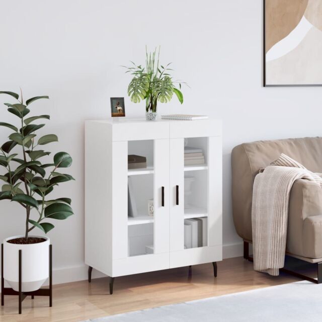 Berkfield Home Sideboard White 69.5x34x90 cm Engineered Wood - image 1