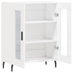 Berkfield Home Sideboard White 69.5x34x90 cm Engineered Wood - thumbnail 6
