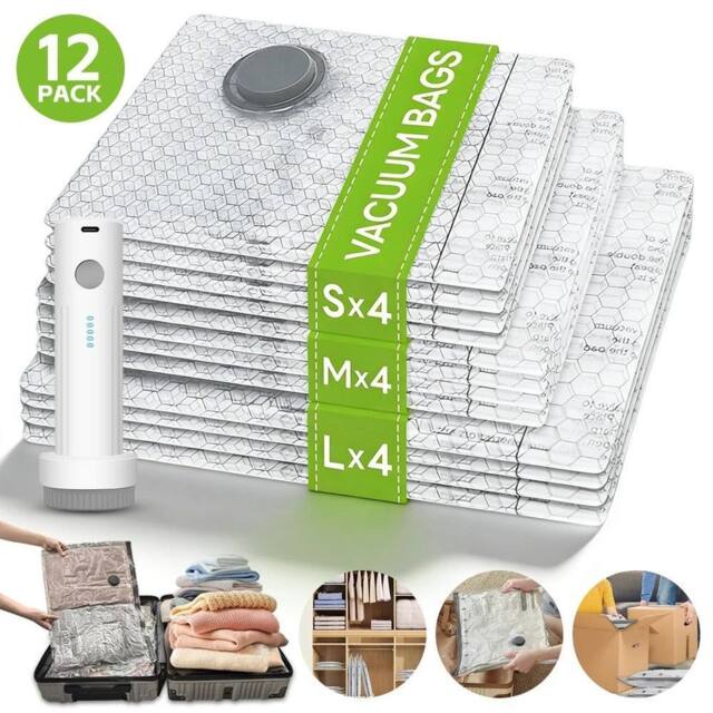 NESTLUNE Vacuum Storage Bags Wireless Electric Air Pump in Silver - image 1