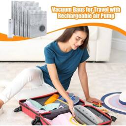 NESTLUNE Vacuum Storage Bags Wireless Electric Air Pump in Silver - thumbnail 3
