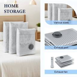 NESTLUNE Vacuum Storage Bags Wireless Electric Air Pump in Silver - thumbnail 5