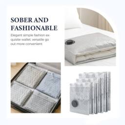 NESTLUNE Vacuum Storage Bags Wireless Electric Air Pump in Silver - thumbnail 6