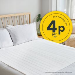 Cosi Home Electric Blanket in White - Size: Single - thumbnail 5