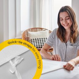 Cosi Home Electric Blanket in White - Size: Single - thumbnail 3