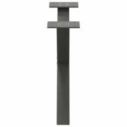 Berkfield Home Coffee Table Legs X-Shaped 2 pcs Anthracite 50x(30-31) cm Steel in Black - thumbnail 6