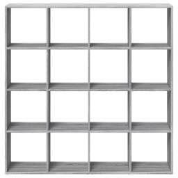 Berkfield Home Book Cabinet Grey Sonoma 137.5x29x137.5 cm Engineered Wood - thumbnail 5